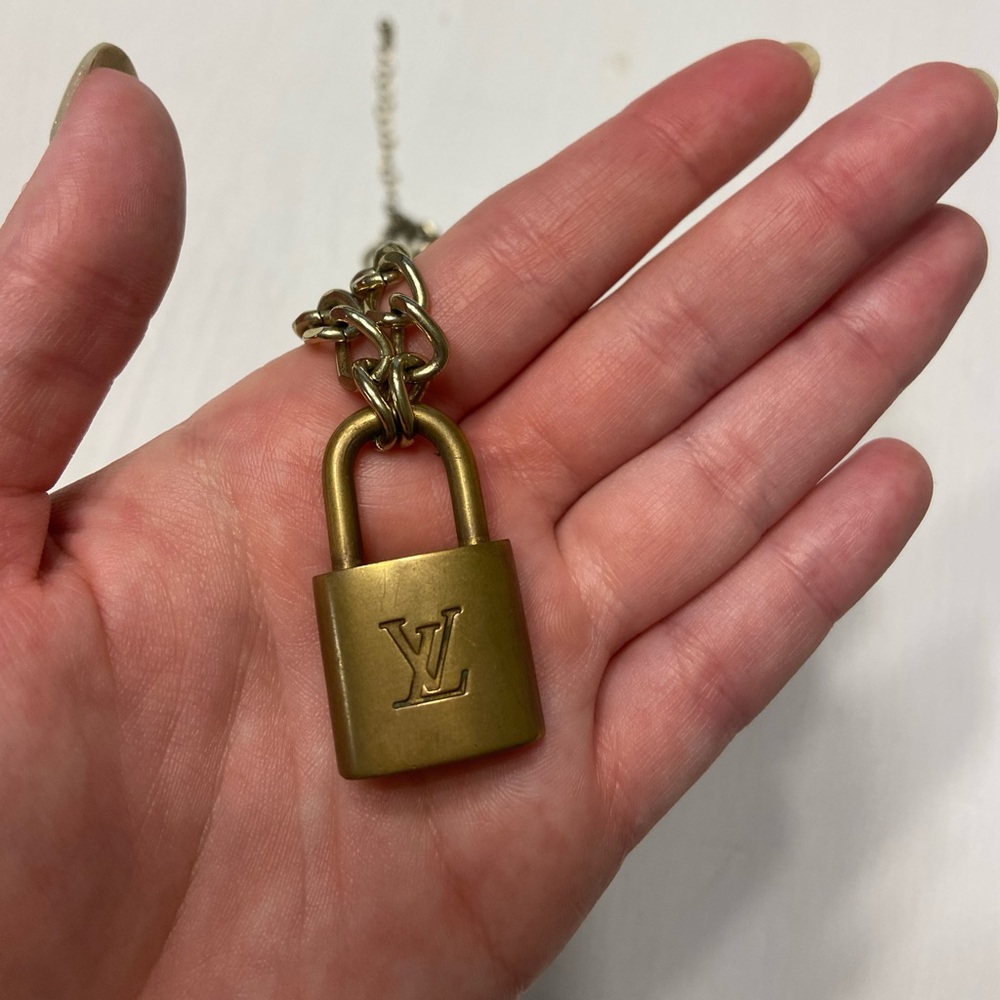 Louis Vuitton lock necklace